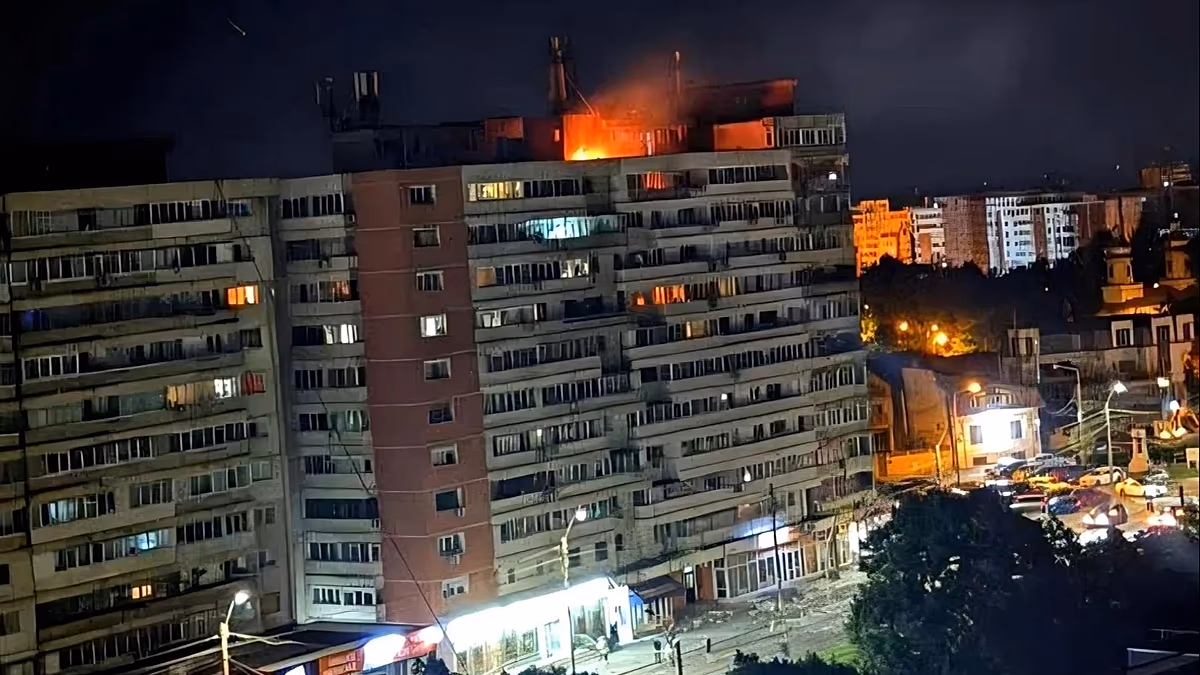 Galash residents fear future incidents after Russian drone crashes into building