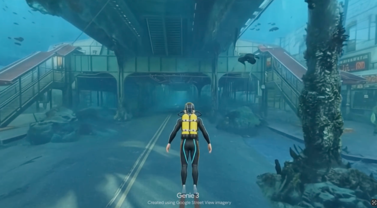 Google's Genie world model can now simulate real streets with Street View
