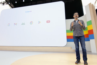 Google CEO Sundar Pichai at Google I/O