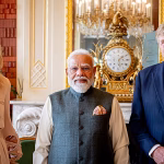 Indian Prime Minister Modi meets with Dutch royal family and begins European tour