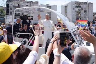 Pope Leo XIV visits Southern Italy's 'Land of Fire'