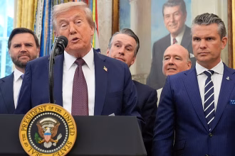 President Trump says deal to end war with Iran is 'almost done'