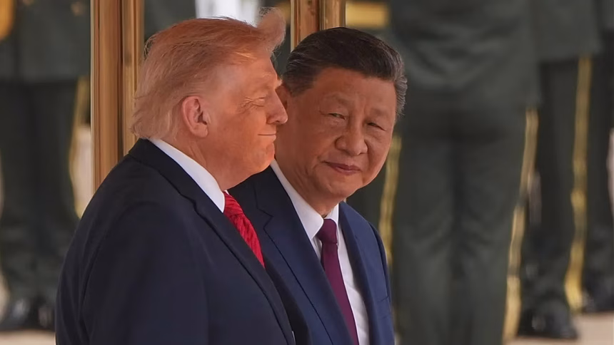 President Xi Jinping vows to 'open our doors wider' to US companies during Trump visit