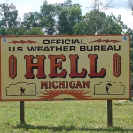 Secure a place in hell: Part of Michigan's quirky tourist town goes up for sale