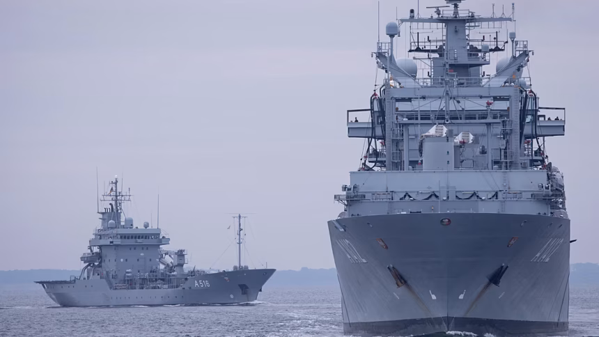 Who is behind the alleged sabotage targeting the German Navy?
