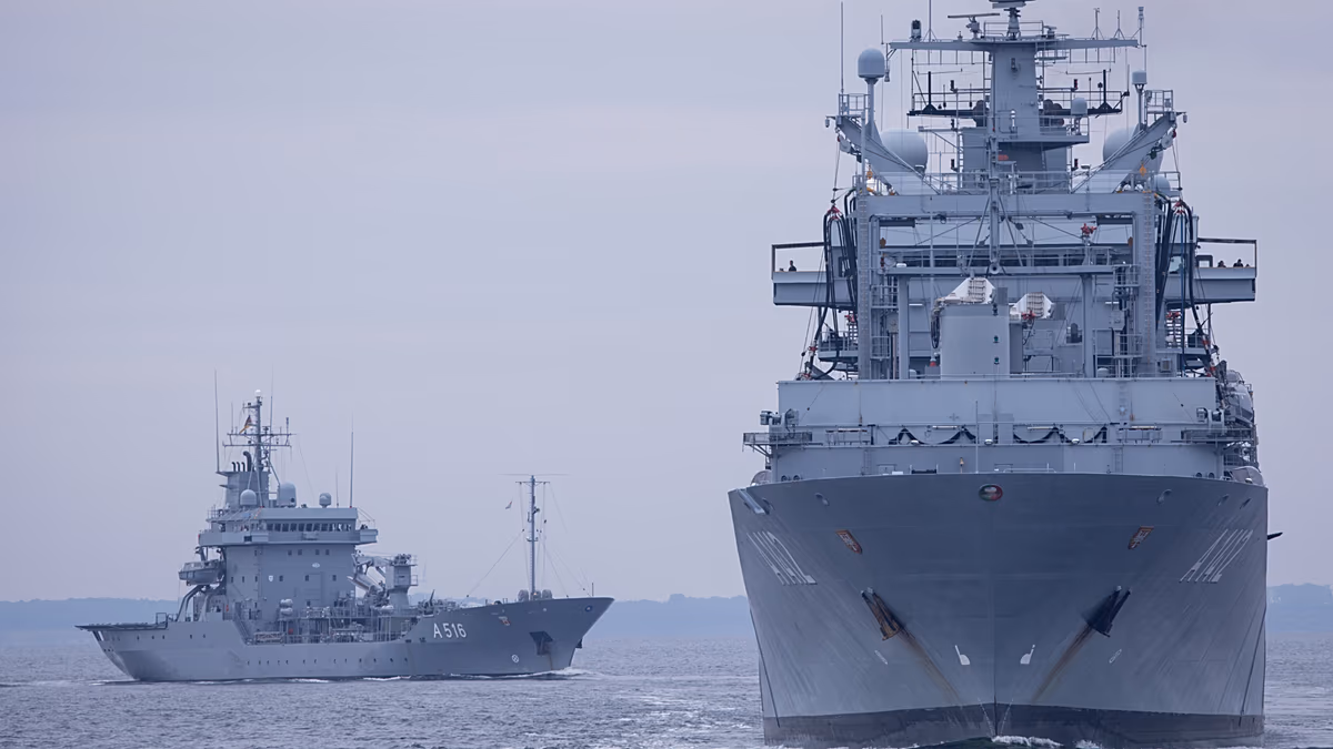 Who is behind the alleged sabotage targeting the German Navy?