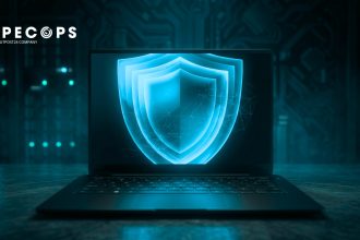 Cybersecurity laptop