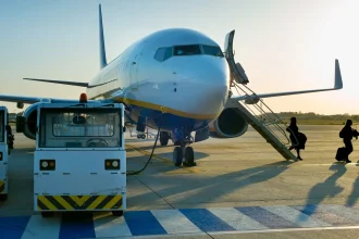 Drama in which a flight attendant is arrested for drinking at Manchester Airport after the captain warns the police.