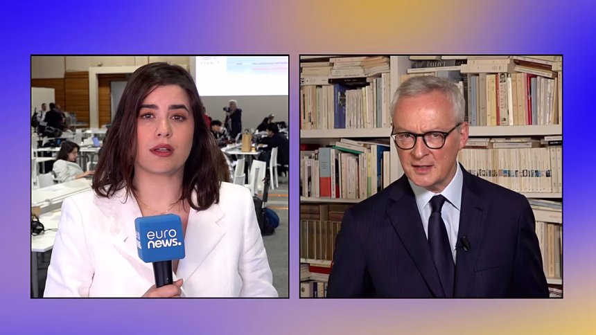Bruno Le Maire tells Euronews that a six-nation EU rather than 27 is the best way to "strengthen Europe"