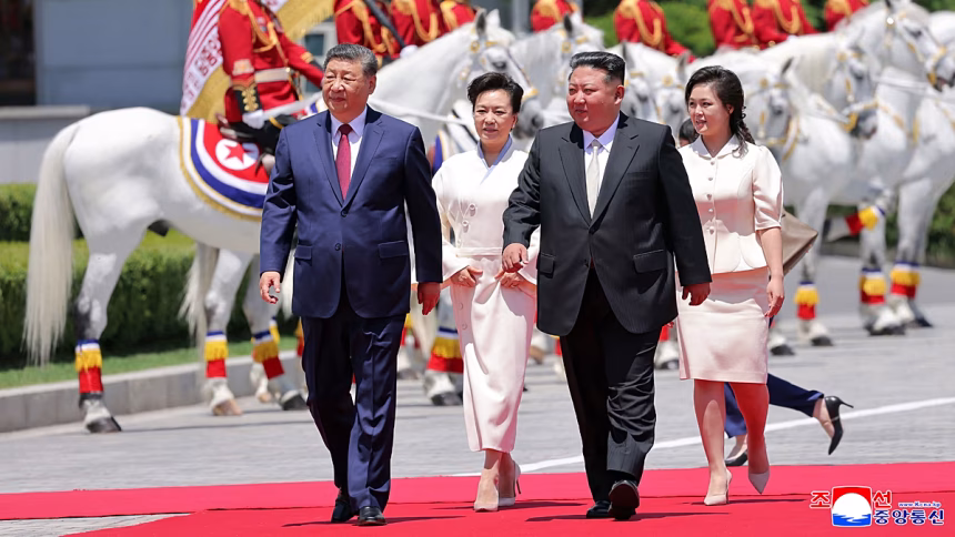 Chinese President Xi vows to take relations with North Korea to 'new heights' in unusual visit