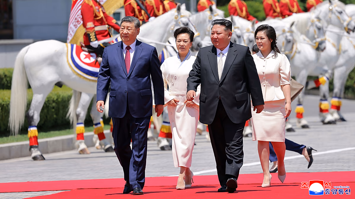 Chinese President Xi vows to take relations with North Korea to 'new heights' in unusual visit