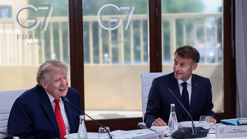 Europeans leave the G7 in peace, balancing self-interest with flattery to keep Trump in check.