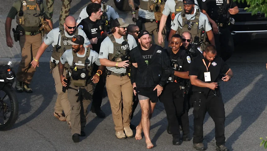 Why was Sean Strickland removed from UFC Freedom 250 at the White House?