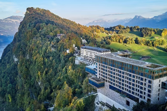 Inside the ultra-luxurious Swiss mountainside retreat where Iran and the US are scheduled to meet
