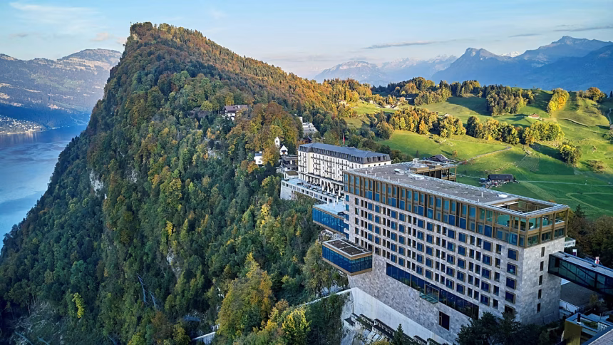Inside the ultra-luxurious Swiss mountainside retreat where Iran and the US are scheduled to meet