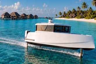 New fleet of electric hydrofoils deployed to Maldives