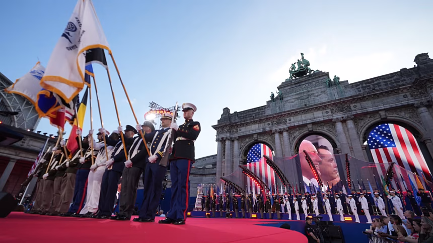 Stars and Stripes, VIPs and protests: American independence celebrations take place in Brussels