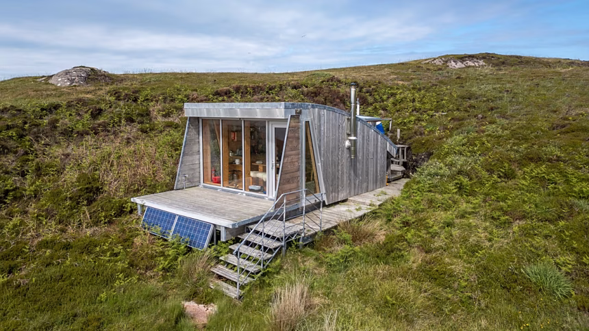 Want to live off-grid? A remote Scottish island with cabin can be yours for just €405,000
