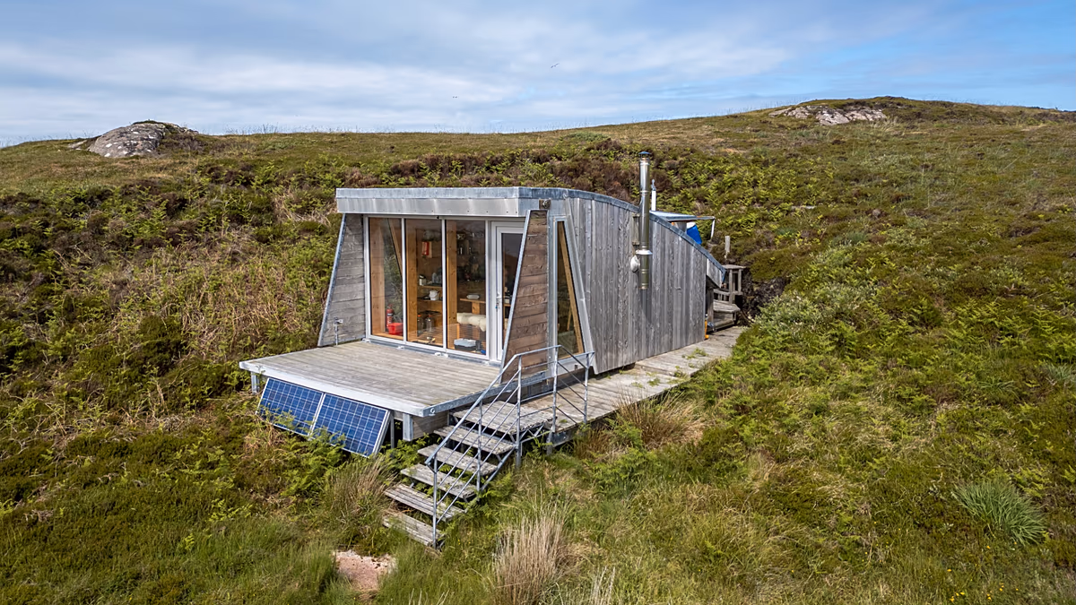 Want to live off-grid? A remote Scottish island with cabin can be yours for just €405,000