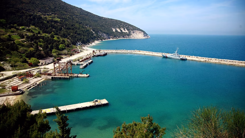 What is "Kushner Island" and why are Albanians protesting about it?