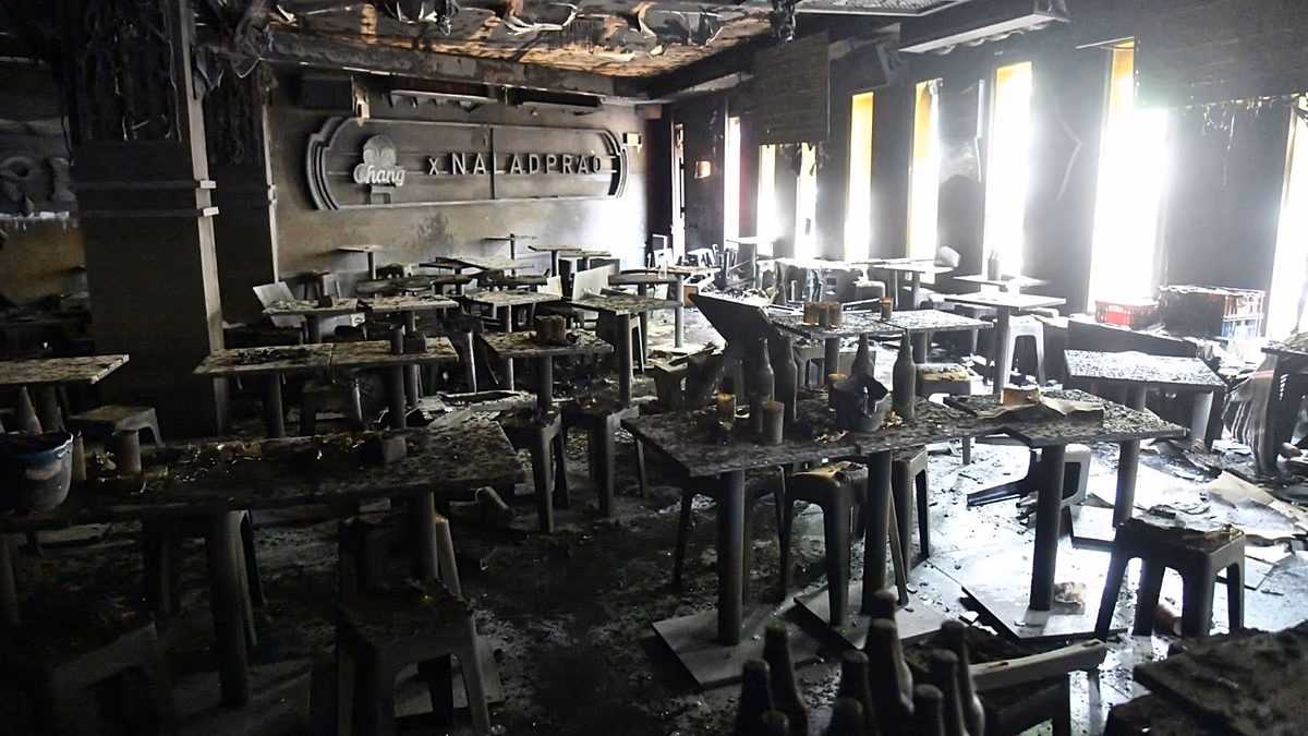 At least 27 people killed, dozens injured in fire at pub in Bangkok suburbs