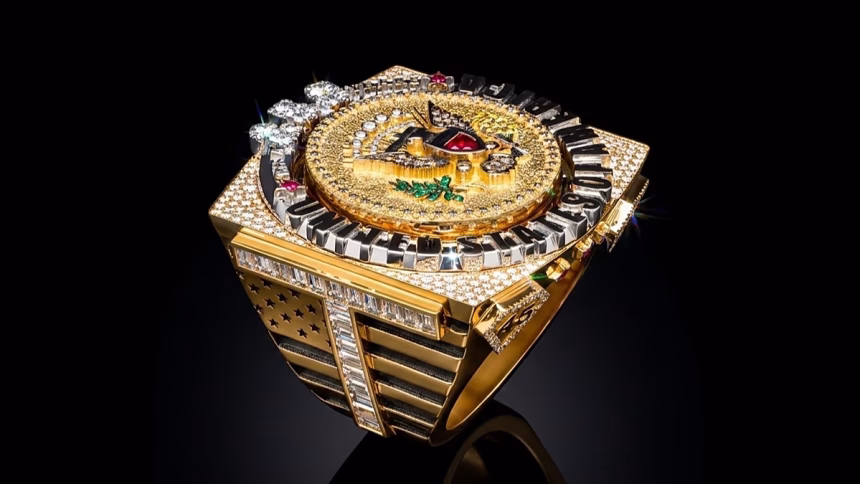 Belgian Diamond Group Wins Gift of Tariff Relief, Trump's Lavishly Encrusted Ring