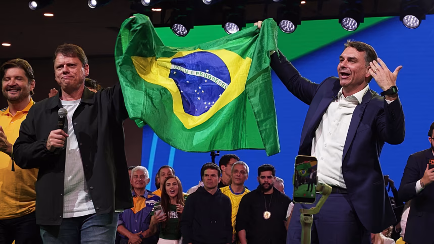 Brazil's Flavio Bolsonaro challenges Lula after winning party nomination