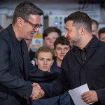 Britain's Burnham promises full support to Ukraine in first meeting with Zelensky