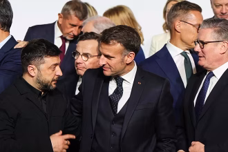 Coalition leaders meet in Paris ahead of Bastille Day parade