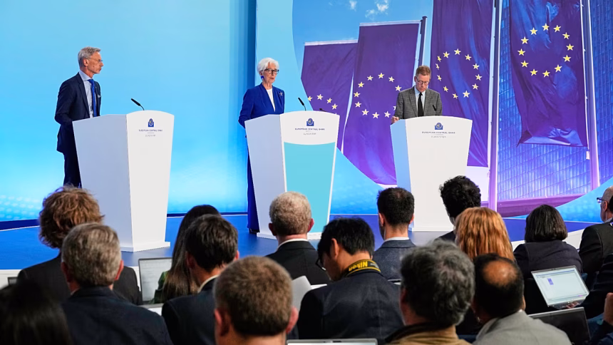 ECB keeps interest rates unchanged at 2.25% as interest rate hike continues for second time due to renewed war with Iran