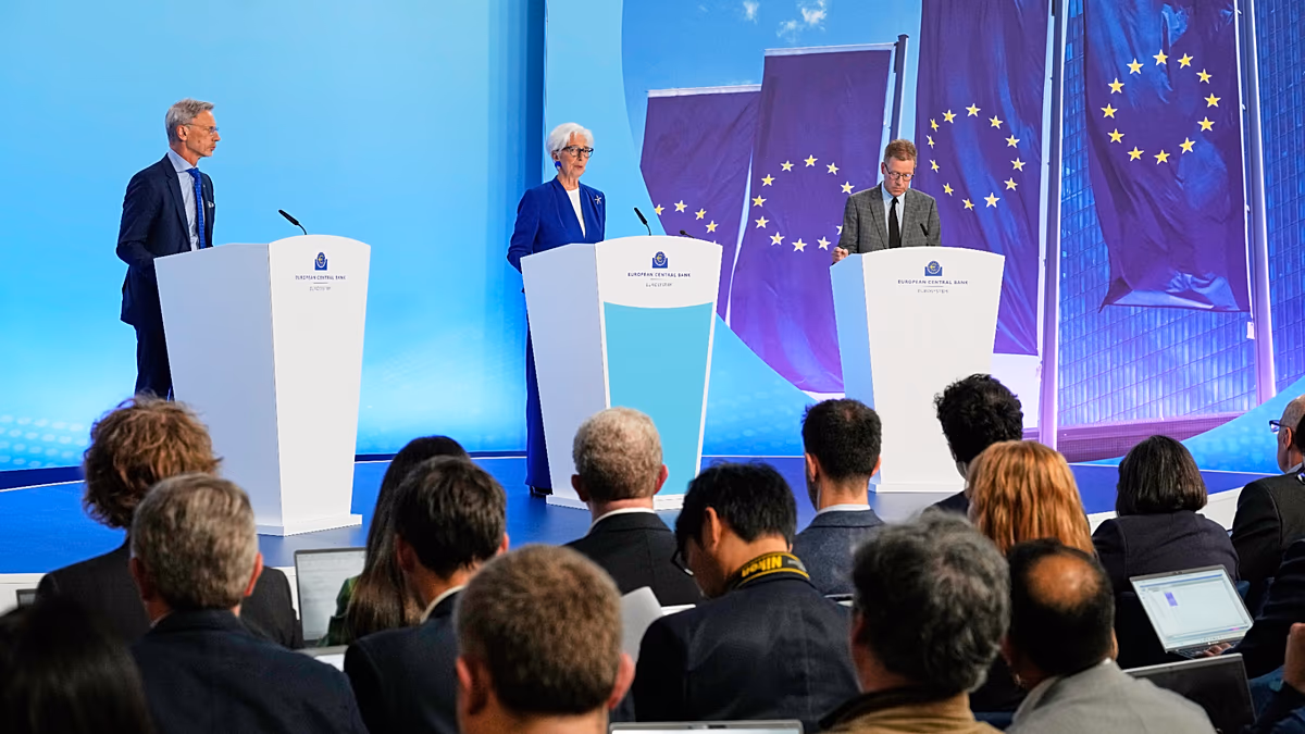 ECB keeps interest rates unchanged at 2.25% as interest rate hike continues for second time due to renewed war with Iran