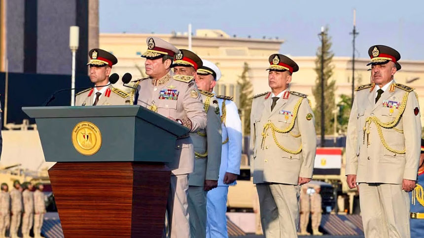 Egypt's Sisi: ``Without a Palestinian state, there will be no lasting peace in the Middle East.''