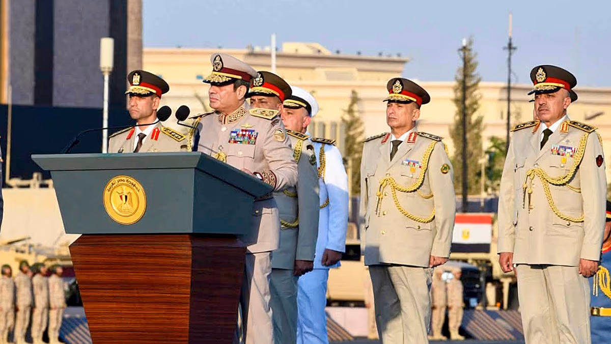 Egypt's Sisi: ``Without a Palestinian state, there will be no lasting peace in the Middle East.''