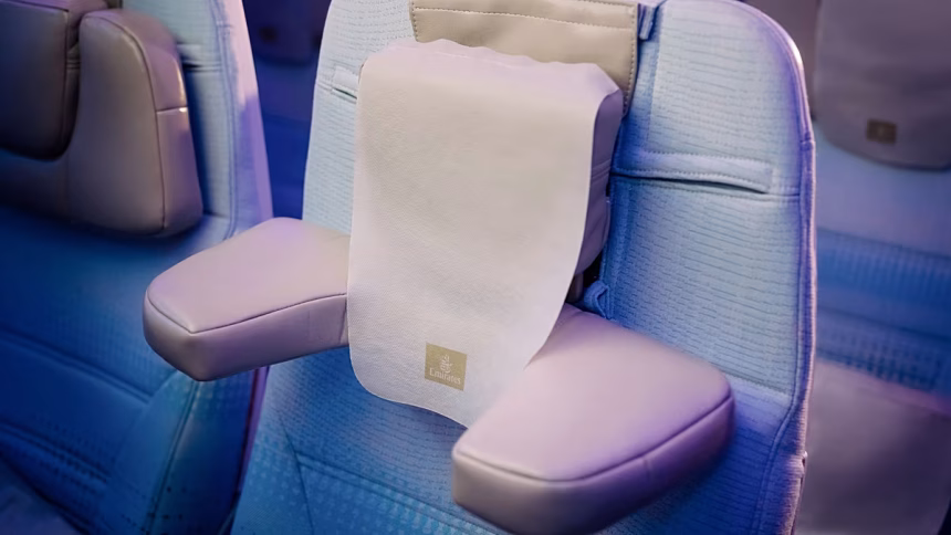 Emirates unveils 'revolutionary' economy class headrests