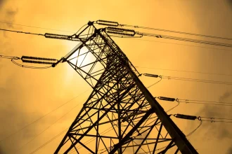 High Voltage Power Transmission Line Tower