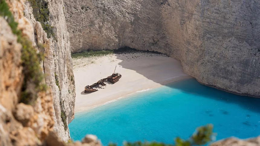 Greece's famous 'shipwreck beach' expands to save iconic shipwreck