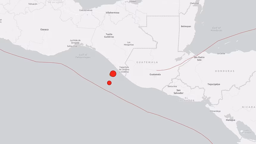 Magnitude 7.3 earthquake hits Mexico and Guatemala coasts, tsunami warning lifted