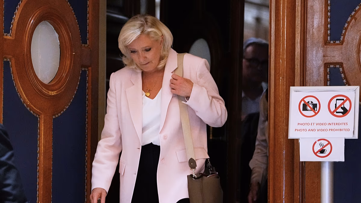 Marine Le Pen vows to run in 2027 French presidential election despite fraud conviction