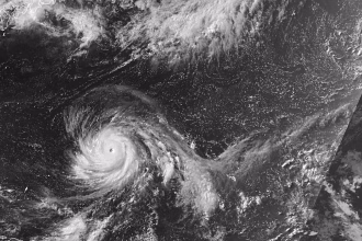 Super Typhoon Babi makes landfall in the U.S. Pacific Islands, causing major damage