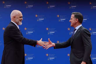 The balance of the Albanian NATO summit is in jeopardy as the US denounces security 'free riders'