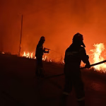 Three firefighters killed in Greek wildfires