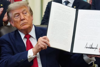 Trump says 'we'll deal with it' amid US investigation into Iranian drones in Cuba