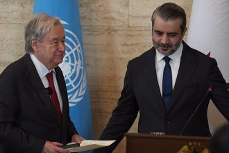 UN Secretary-General calls for lifting of sanctions against Syria on second day of visit