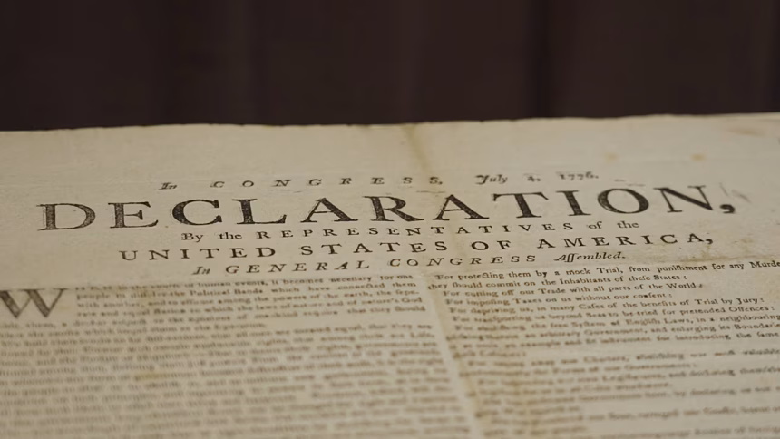 'Vanishingly rare' copy of US Declaration of Independence found in UK