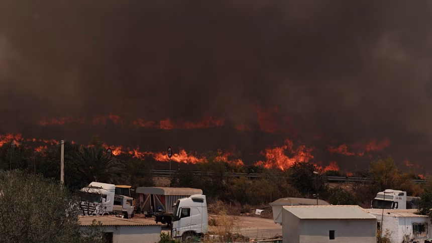 Wildfires in Spain: Zaragoza wildfire burns over 15,400 hectares