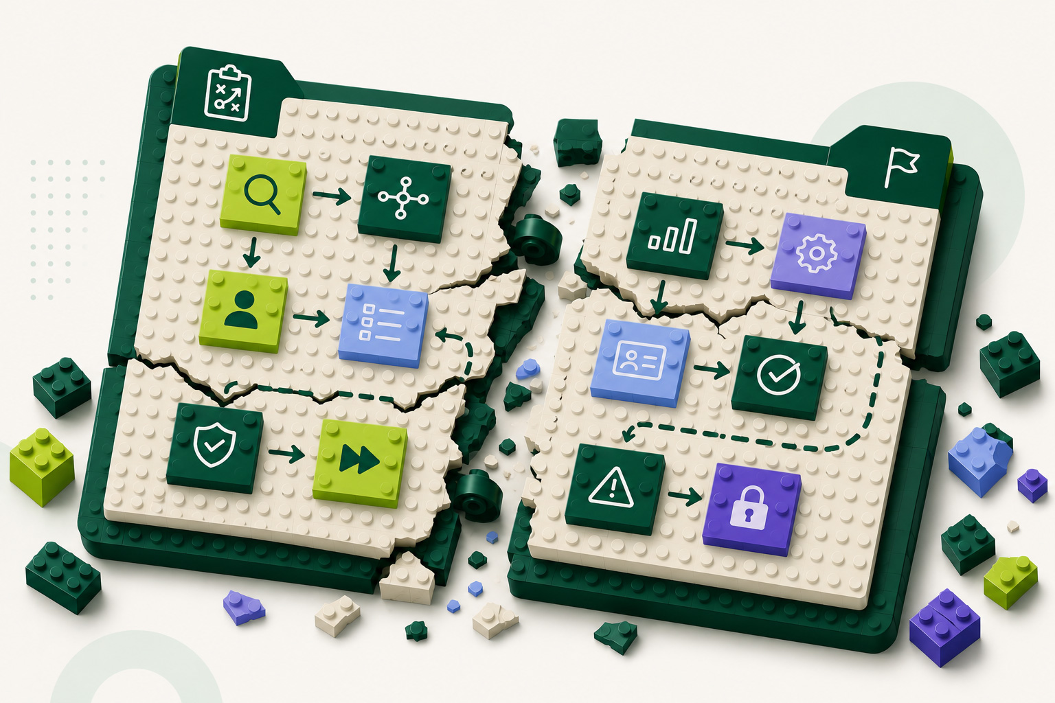 Agentic AI building blocks broken