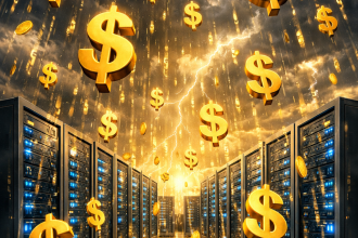 dollar signs, data center