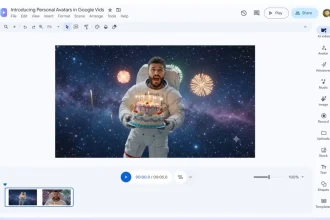 You can now star in your own AI videos on Google Vids