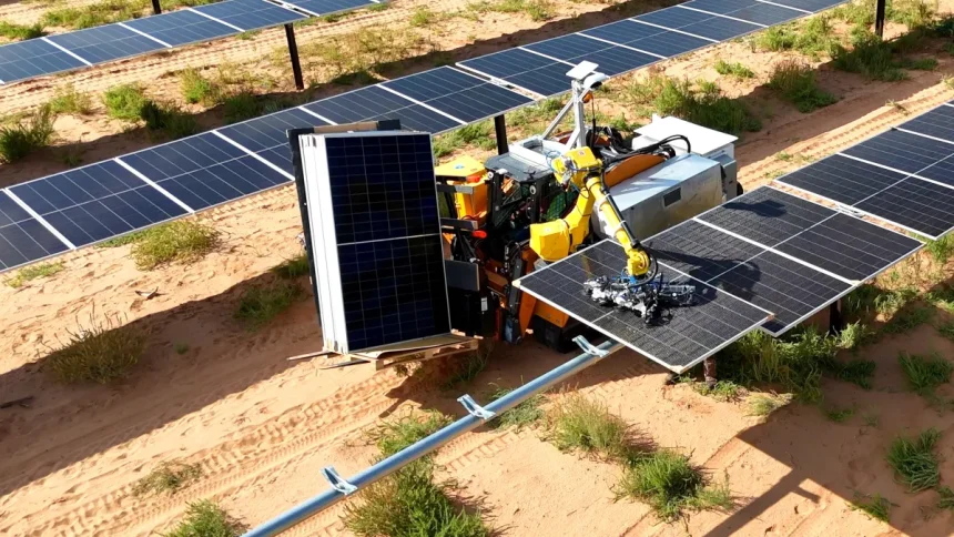 Mr. Grit gets $34 million to let robots build solar power plants and do everything else in stealth.