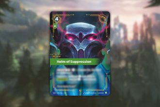Riftbound Vendetta Card Revealed - Helm of Suppression prevents ramp death and ruins late game spellcasting